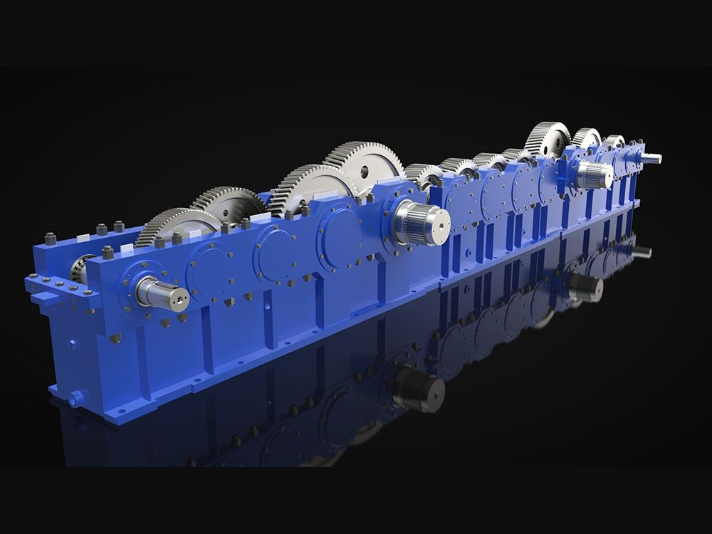 冶金专用一字型减速机###Metallurgical Line-Shaped Gearbox