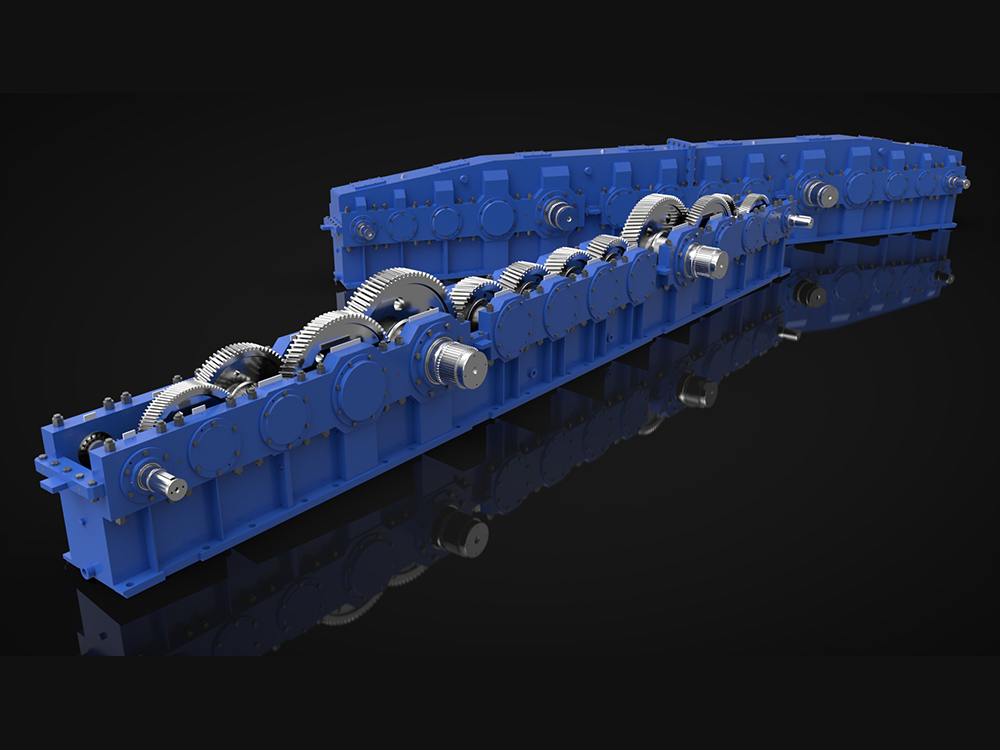 冶金专用一字型减速机###Metallurgical Line-Shaped Gearbox