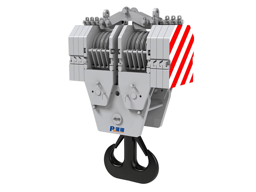 履带吊钩组（工程起重机吊钩组）###Crawler hook block