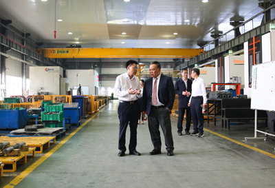 蒲瑞快讯 | SEW 中国公司执行董事长张胜利莅临蒲瑞参观指导