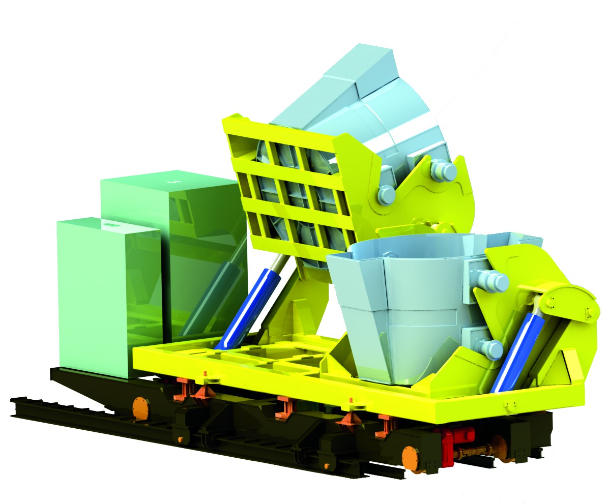 双包倾翻车###Dual-Bag Tipping Truck